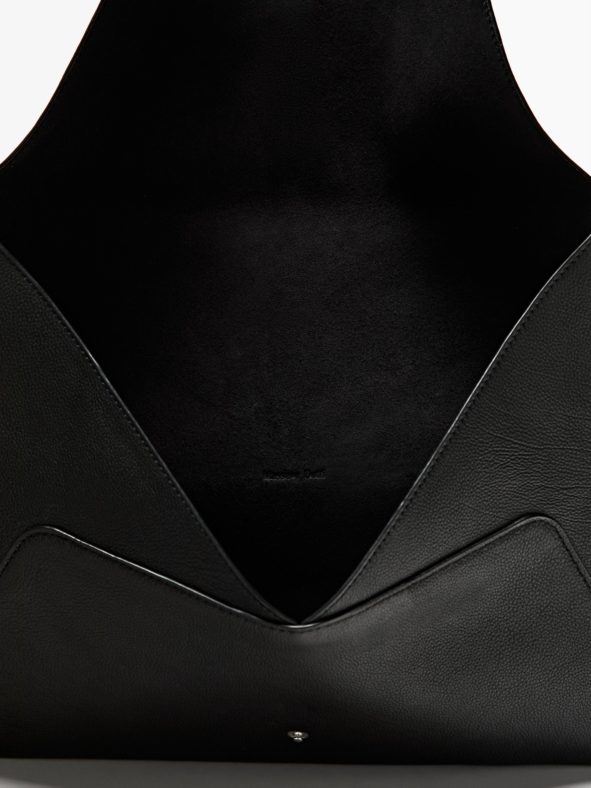 Étui pour ordinateur portable en cuir bovin finition nappa